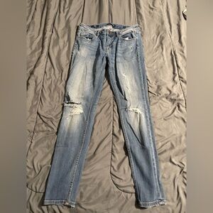 Vigoss Light Blue Distressed Skinny Jeans
